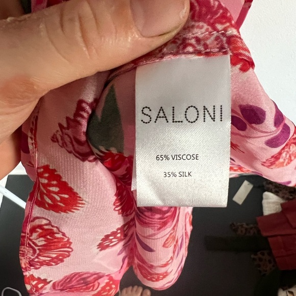 Saloni Tilly Dress in Ammonite Rose, size 0 - Picture 5 of 6